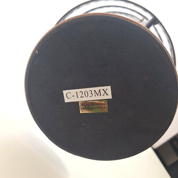 Bronze Bird Earring Holder Rotating Display 14" x 7" Raven Antique Look - Picture 13 of 15